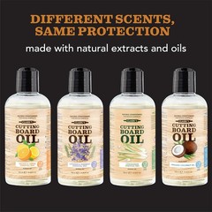 Cutting Board Oil – Food Grade Mineral Oil for Cutting Board – Enriched with Lem