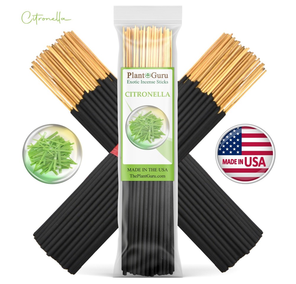 CITRONELLA Incense Sticks 7″ Bulk Pack Wholesale Hand Dipped Lot