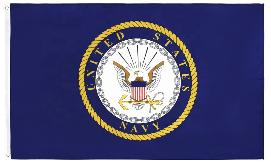 United States Navy Flag USN Emblem Banner US Military Pennant New 3×5 100D