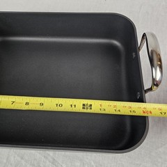 Pampered Chef Roasting Pan w/ Rack #2872 Non-Stick 16x12x4