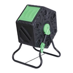 18.5 Gal Compost Bin Compost Tumbler Single Chamber Composter Outdoor Garden