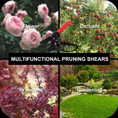 Premium German Pruning Shears Ergonomic HeavyDuty Hand Pruners for Precision