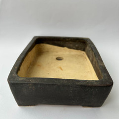 very old 17cm ” 三津山健次 ” Mitsuyama Tokoname japanese bonsai pot good shape