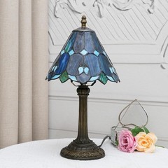 Tiffany Stained Glass Bedside Lamp – Cute Home Decor Gift for Any Room
