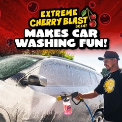 Foaming Car Wash Soap Cherry Scent for Cannons and Buckets 128 oz