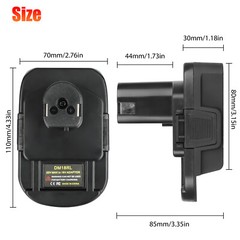 1/2Pcs USB Adapter Converter for Dewalt 18V/20V Battery to for Ryobi 18V Tool