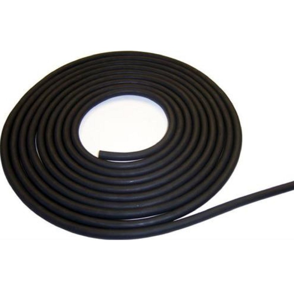 3 FEET 1/8 ID x1/16 w x 1/4 OD Surgical Latex Rubber Tubing Black