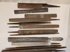 Lot of 15 Metal files Rasp DIFFERENT SIZES AS SHOWN USED