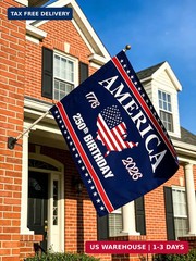 250 Years America Flag, 3X5 Ft, USA 250Th Anniversary Patriotic Design,1776-2026