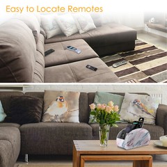 [5 Compartments] Remote Control Holder TV Remote Caddy Desktop Organizer