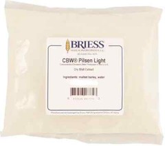 0.5lb Briess Dried Malt Extract (DME)- Pilsen Light 100% Malt, All Grain/Extract