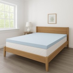 LOUNJ 2″ 3″ Gel Memory Foam Mattress Topper, Twin Twin XL Full | Made in USA