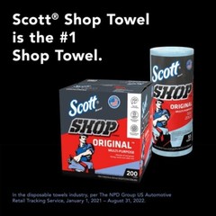 Scott Shop Towels Original Blue Shop Towels Bundle of 10 – 3-Packs 10 (30 rolls)