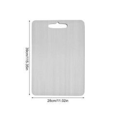 Titanium Coating Cutting Board Double-Sided Kitchen Tool Camping Size S / M / L