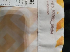 Yellow and White Window Curtains 2 Panels Set