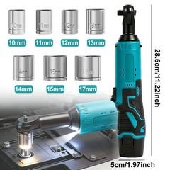 Cordless electric ratchet wrench set, brushless electric ratchet wrench, 12V