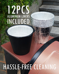 Upgraded Grease Bucket with Lid, Drip Bucket for Traeger, Pit Boss, Z Grills