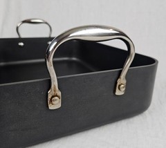 Pampered Chef Roasting Pan w/ Rack #2872 Non-Stick 16x12x4