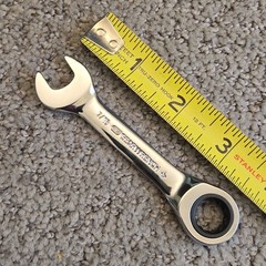GEARWRENCH 72T Stubby 12pt Combination Wrench SAE/Metric Choose Size