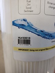 Hydro-Logic 22010 20-Inch by 4.5-Inch Big Boy Sediment Filter