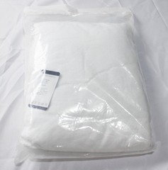 Simple Love Adults’ European Flax Linen 2 Piece Sheet Set NC3 White Size Queen