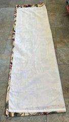 Waverly Laurel Springs Floral Multicolor Lined 2 Curtain Panels Tie Back 48″X83″