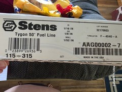 NEW Stens 115-315 Tygon Fuel Line / 1/16″ ID X 1/8″ OD, 35 Feet
