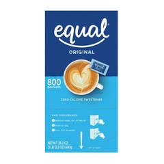 EQUAL Zero Calorie Sweetener, Sugar Substitute, 800 Packets