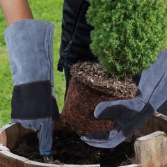 Rose Gloves Gardening Long Cactus Thorn Puncture proof Leather Sleeve Protector