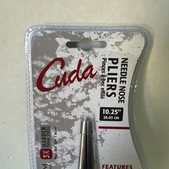 Cuda 10.25 Titanium Bonded Stainless Steel Freshwater Long Needle Nose Pliers