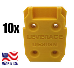 BEST FIT Yellow 10 Pack DeWALT 20V Tool Mounts / Hangers / Holders – MADE IN USA