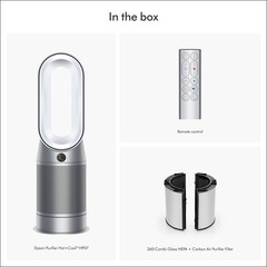 Dyson HP07 Purifier Hot + Cool™ Fan | White/Silver | Refurbished
