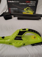 Mueller Ultra Cordless Leaf Blower, 140mph 20 V Powerful Motor, Electric Leaf Bl