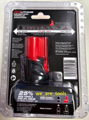 (2) NEW IN PACKAGE Milwaukee M12 48-11-2450 5.0 AH Batteries High Output 12 Volt