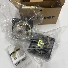 Kwikset Downtown Modern Smartkey Matte Black Square Contemporary Deadbolt Lock