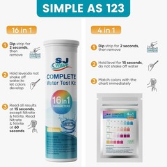 22 in 1 Water Test Kit for Lead, Fluoride, Chlorine, Hardness, Iron