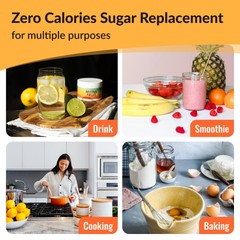 Pure Monk Fruit Sweetener No Erythritol, 80g