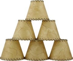 3″x6″x5″ Small Lamp Shade (1-9PCS) for Table Lamps Replacement, Spider Model