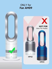 New Replacement Remote Control for Dyson AM09 Hot + Cool Heater Tower Fan