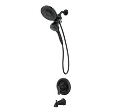 NEW CONDITION Moen 82137BL Graeden Matte Black Tub/Shower Faucet w/ Valve