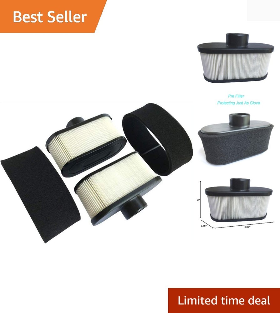 2Pack 11013-0752 11013-0726 Air Filter, Compatible with Kawasaki FR651V FR730…