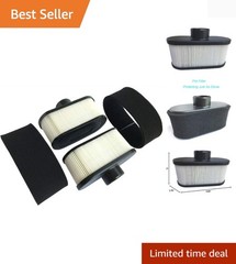 2Pack 11013-0752 11013-0726 Air Filter, Compatible with Kawasaki FR651V FR730…