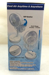 Northern Chill Portable Foldable Fan Cool Air Anytime & Anywhere USB & Battery