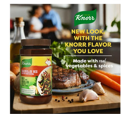 Knorr Shelf Stable Granulated Beef Bouillon Seasoning 2.0 lb Jar 2-pack