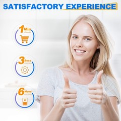 RWF0700A Refrigerator Water Filter Replacement for Samsung DA29-00020B, 4PACK