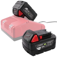 2PACK 5.0AH For Milwaukee for M18 Lithium 18V Li-Ion Extended 48-11-1850 Battery