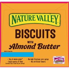 Nature Valley Sandwich Cinnamon Biscuit with Almond Butter Filling – 1.35 oz…