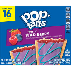 Pop-Tarts Frosted Wild Berry Toaster Pastries, 27 oz (16 Count)