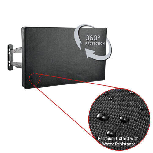 Outdoor Weatherproof Water Resistant TV Cover for 30 32 40 42 46 50 55 58 60 65″