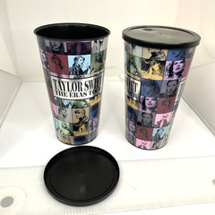 LOT OF 2-Taylor Swift THE ERAS TOUR Movie 32 oz Plastic Cups w/lids